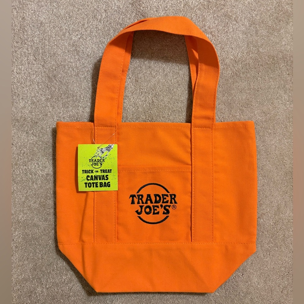 NWT - Trader Joe’s ‘Trick -or- Treat’ Canvas Tote Bag